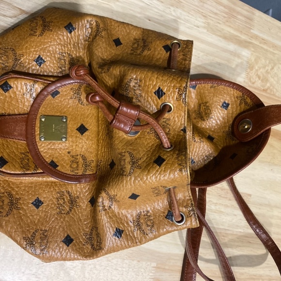 Mcm vintage drawstring backpack